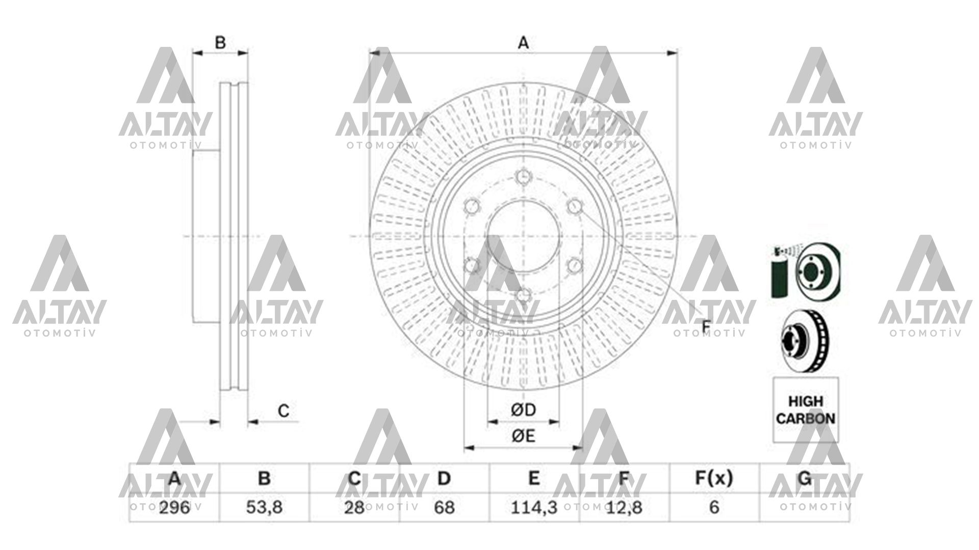 Nissan Navara Ön Fren Diski 2015-2018